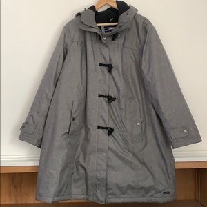 Lands’ End Insulated Rain Jacket Coat Plus Size